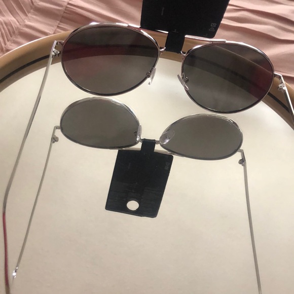 Silver aviator glasses - Picture 3 of 3